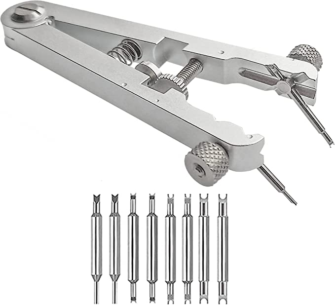 W&S Spring Bar Plier Tool - to Remove and Replace Watch Spring Bar Pins, Watch Straps and Watch Bands