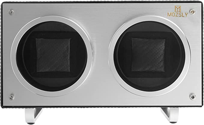 MOZSLY Double Watch Winder for Automatic Watches with Quiet Motor